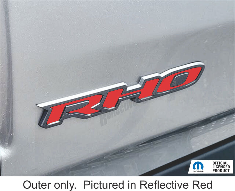 RHO Tailgate Emblem Overlay Decal - 2025-20206 Ram 1500 RHO