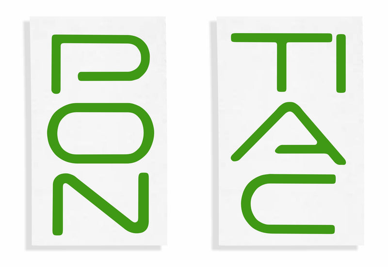 Rear Lettering Inlay Decal - 04-08 Grand Prix