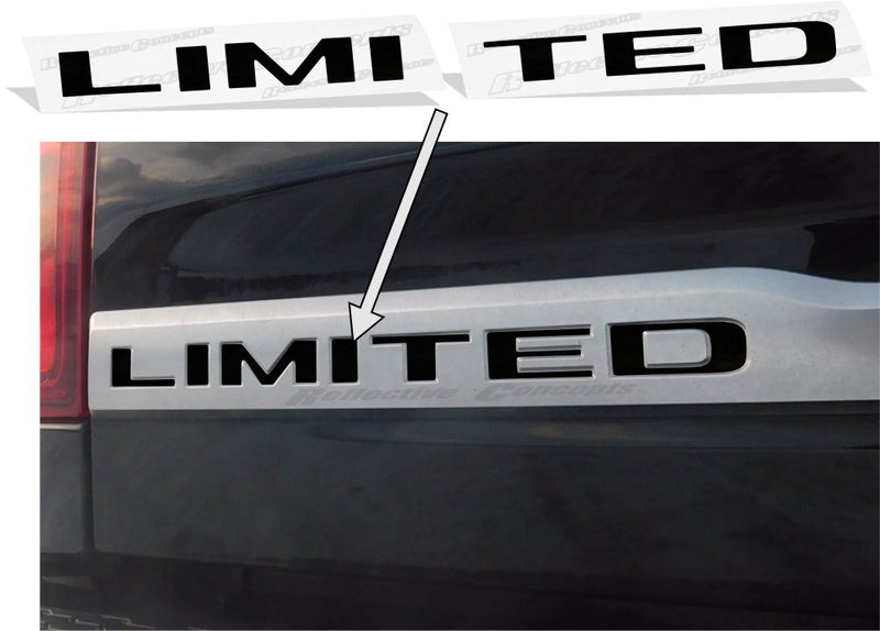 LIMITED 4x4 Tailgate Emblem Inlay Decal   - 2015-2018 Ram Limited