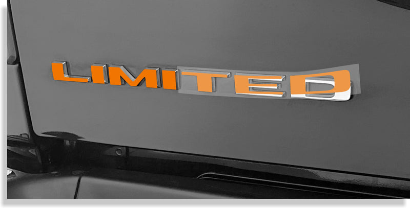 LIMITED Tailgate Emblem Overlay Decal - 2019-2024 Ram Limited 2500 3500