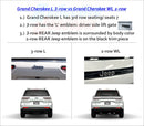 Jeep Emblem Overlay Decals   - 2021-2025 Grand Cherokee L