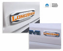 LONGHORN Emblem Overlay Decal Stickers   - 2019-2026 Ram 1500 Limited Longhorn