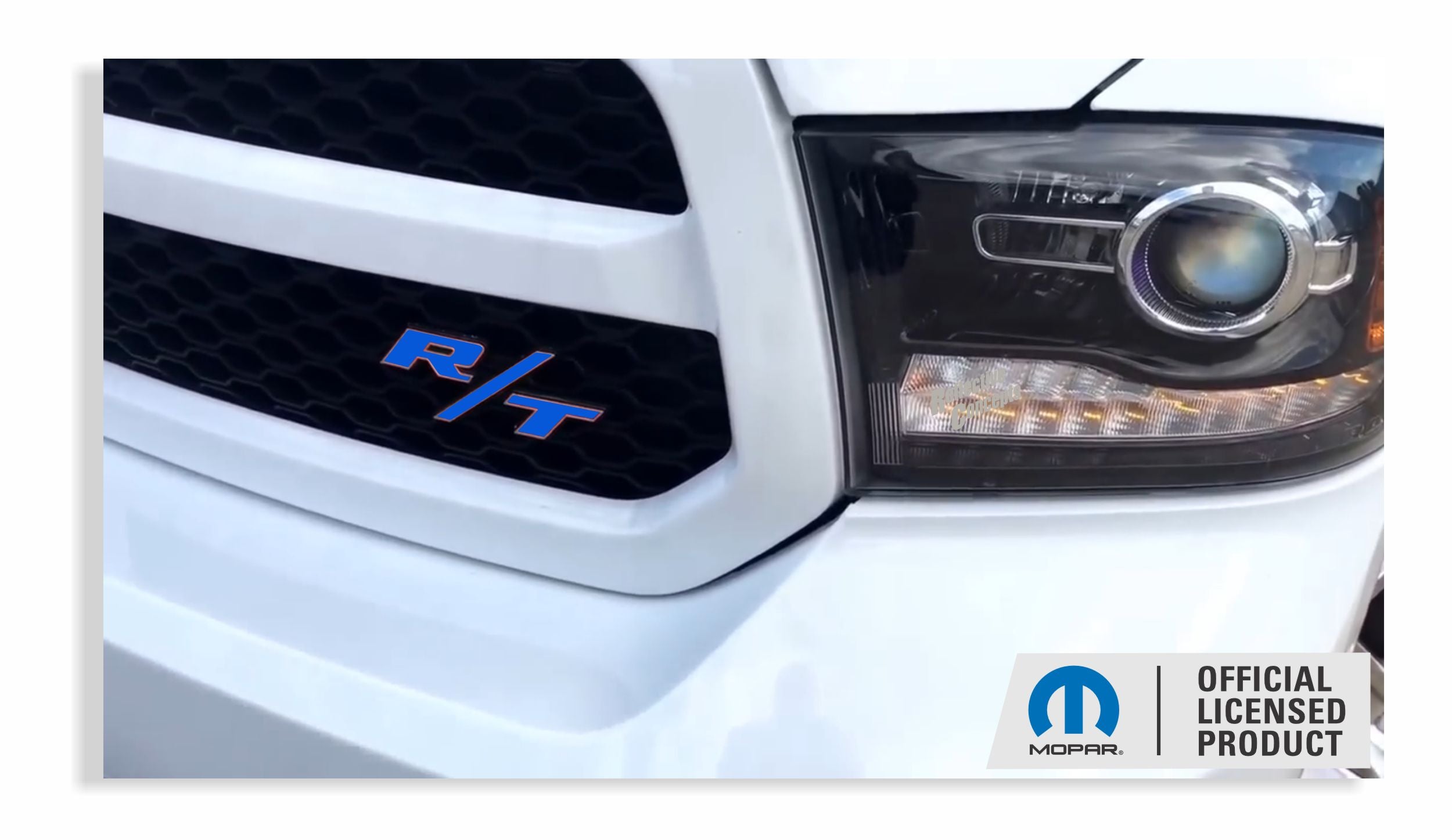 Dodge Ram Rt Logo LED Badge Multicolor Dodge R/T – Black Ops Auto
