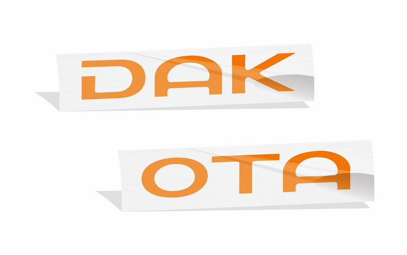 DAKOTA Tailgate Emblem Overlay Decal   - 2005-2011 Dodge Dakota