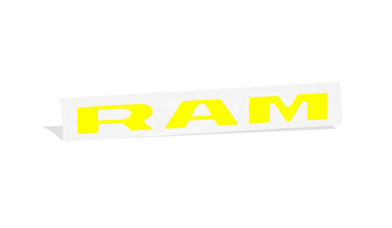 RAM Rear Emblem Inlay Decal - 2019-2024 Ram