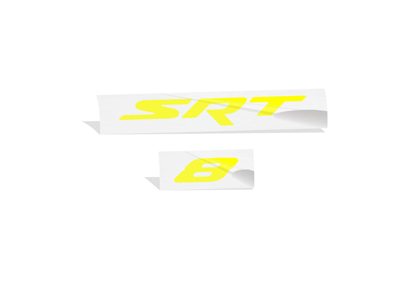 SRT8 Trunk Emblem Overlay Decal  - 2006-2013 Charger SRT8