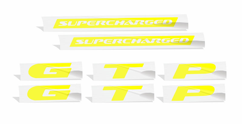 GTP Badge Overlay Decals - 97-03 Grand Prix GTP