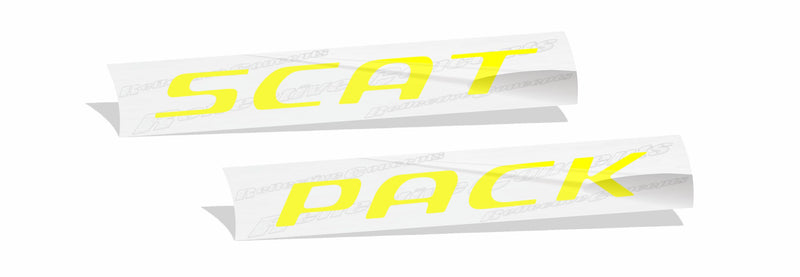 SCAT PACK Grille Emblem Overlay Decal Sticker - Charger RT Scat Pack