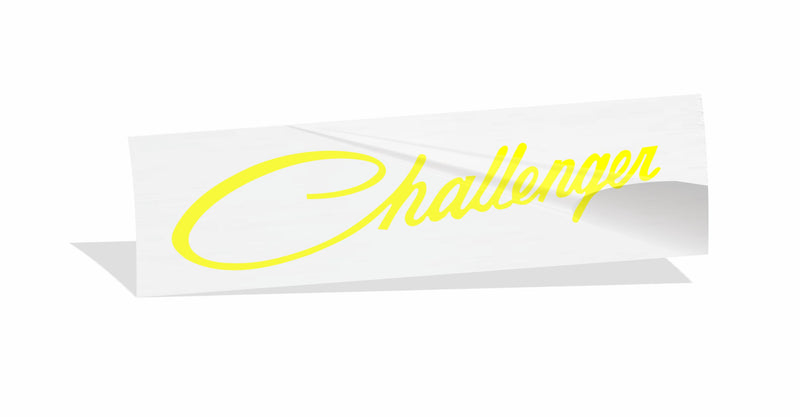 Challenger Script Emblem Overlay Decals