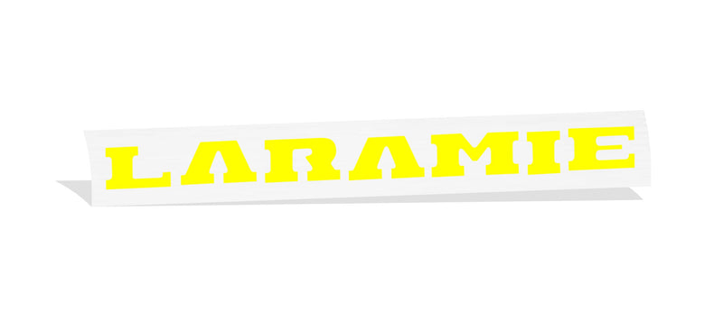 LARAMIE Glove Box Inlay Decal  - 2019 2020 2021 2022 2023 2024 Ram Laramie