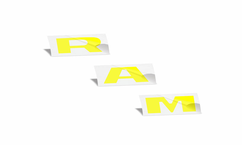 RAM Grille Emblem Overlay Decal   - 2023 Ram 2500 Rebel
