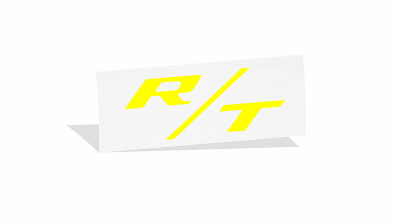 R/T Grille Emblem Inlay Decal - 2009-2014 Challenger R/T