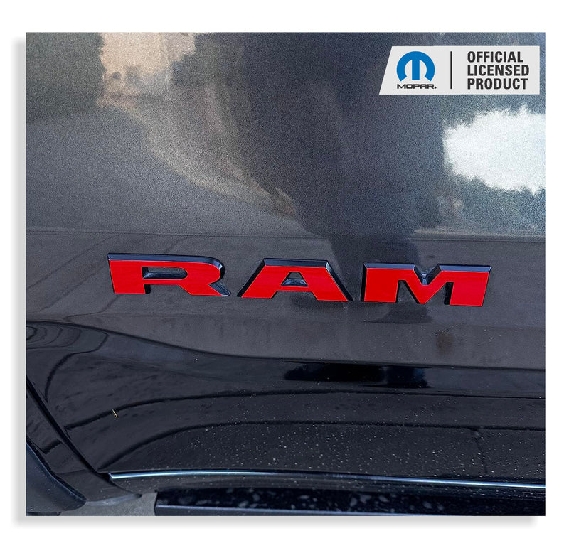 KIT:  BIGHORN Emblem Overlay Decal Set - 2025 Ram 1500 Bighorn