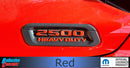 2500 Hood Emblem Number Overlay Decals - 2019 -2026 Ram 2500