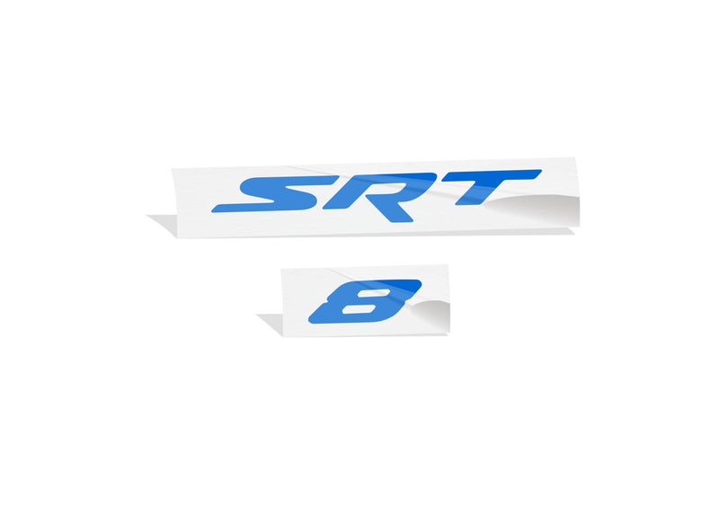 SRT8 Trunk Emblem Overlay Decal  - 2008-2014 Challenger SRT8