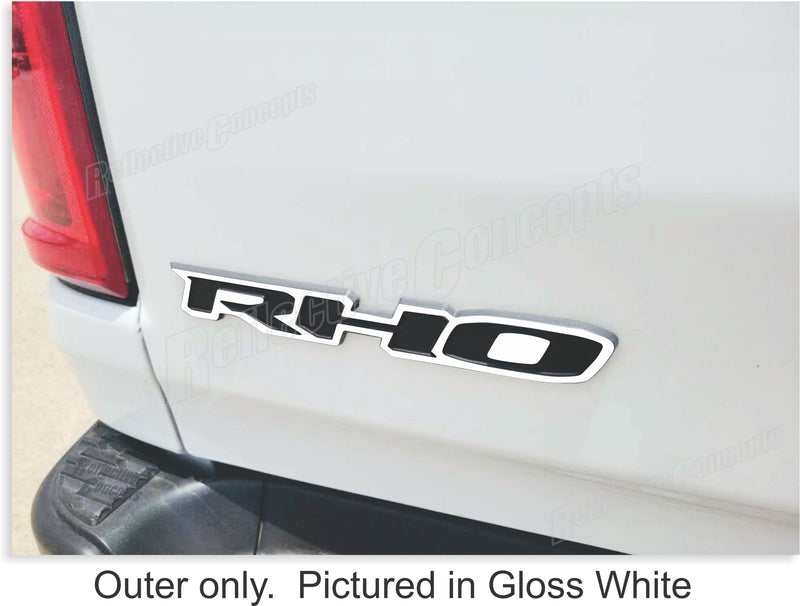 RHO Tailgate Emblem Overlay Decal - 2025-20206 Ram 1500 RHO