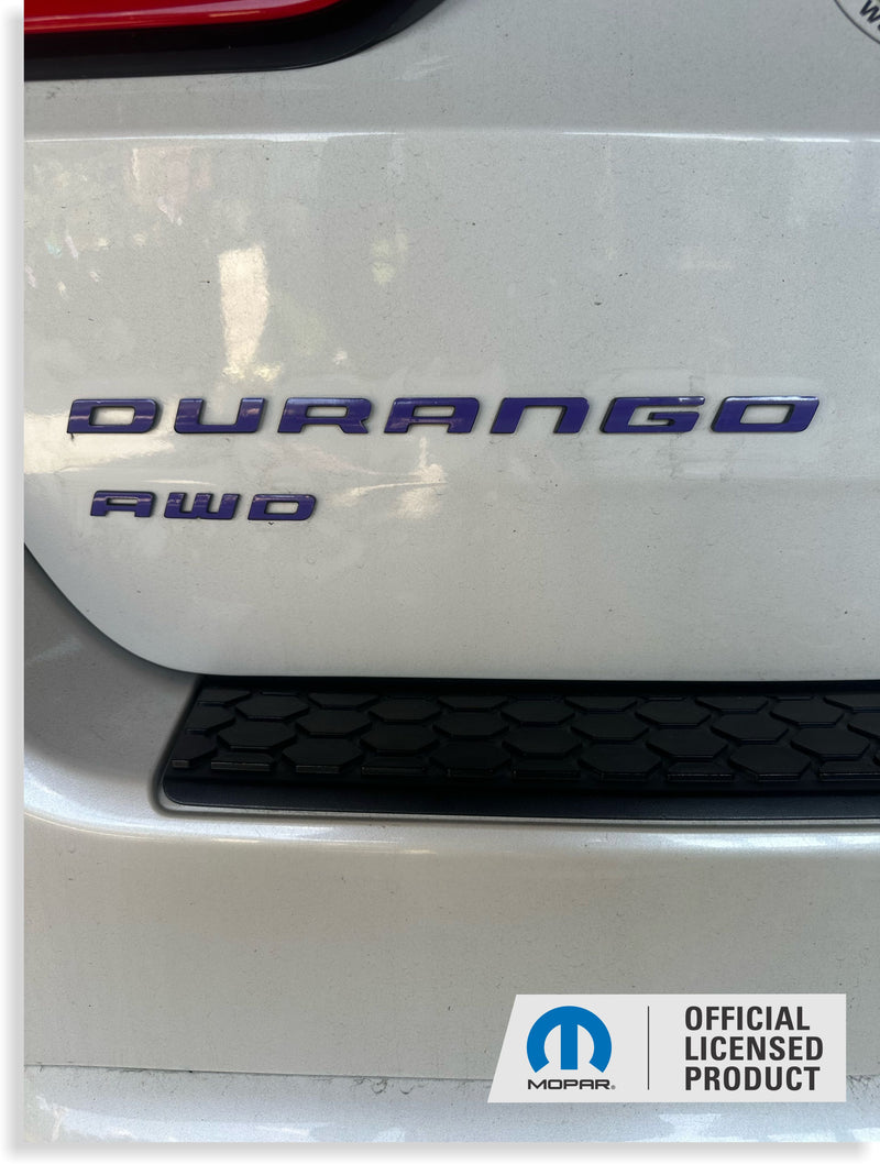 DURANGO Emblem Overlay Decal - 11-26 Durango