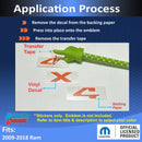 4x4 Emblem Overlay Decal for 2009-2018 Ram