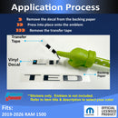 LIMITED Tailgate Emblem Overlay Decal - 2019-2026 Ram Limited 1500