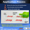 JEEP Center Cap Overlay Decals for Grand Cherokee L