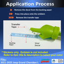 SUMMIT Emblem Overlay Decal - 2021-2025 Grand Cherokee L