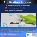 GT Emblem Overlay Decal - 2017-2026 Durango GT