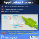 HEMI Lettering Engine Cover Decals - 11-25 Durango R/T