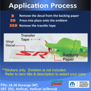 SRT Steering Wheel Emblem Overlay Decal   - 2018-2026 Durango SRT