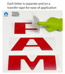 RAM Tailgate Emblem Overlay Decal   - 2025-2026 Ram 1500