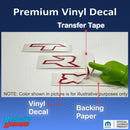 TRX Engine Cover Overlay Decals  - 2021-2024 Ram TRX