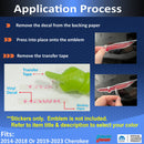 TRAILHAWK Lettering Overlay Decal - Jeep Cherokee Trailhawk