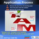 RAM Tailgate Emblem Overlay Decal   - 2021-2024 Ram TRX