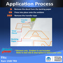 RAM Grille Emblem Overlay Decal   - 2021-2024 Ram TRX