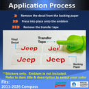 JEEP Center Cap Overlay Decals for Compass