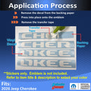 CHEROKEE Door Emblem Overlay Decals - 2026 Jeep Cherokee