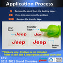JEEP Center Cap Overlay Decals for Grand Cherokee