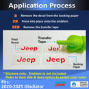 JEEP Center Cap Overlay Decals for Gladiator