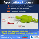 GT Emblem Overlay Decal - 2023-2025 Dodge Hornet GT