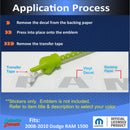 RAM Emblem Overlay Decals   - 2008-2010 Dodge Ram 1500