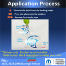 Hellcat Emblem Overlay Stickers (pair) - Durango SRT Hellcat