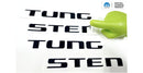 TUNGSTEN Door Molding Lettering Inlay Decals - 2025-2026 Ram 1500 Tungsten