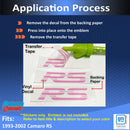 RS Badge Overlays (set of 3) - 93-02 Camaro RS