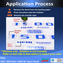 1500 eTORQUE Sport Performance Hood Emblem Decals