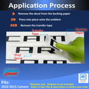 Fender Emblem Overlay Decal (pair) - 2010-2015 Camaro