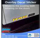 RAM Door Emblem Overlay Decals   - 2019-2026 Ram