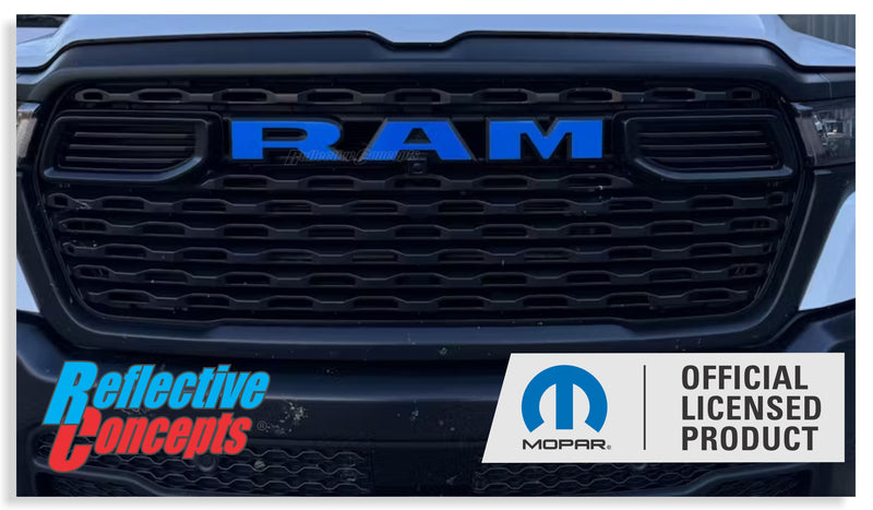 KIT:  BIGHORN Emblem Overlay Decal Set - 2025 Ram 1500 Bighorn