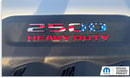 2500 Sport Performance Hood Emblem Number Overlay Decals - 2023-2026 Ram 2500 Laramie, Rebel, Power Wagon