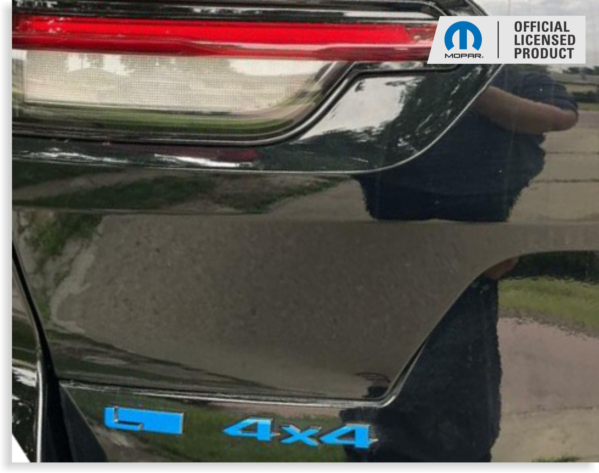 1PC Gloss Black Rear L L Emblems Letter Badge 2021+ Jeep Grand