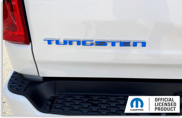 TUNGSTEN Tailgate Emblem Overlay Decal - 2025-2026 Ram 1500 Tungsten