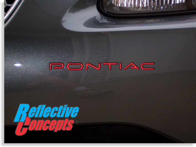 Front Inlay Lettering Decal - 04-08 Grand Prix